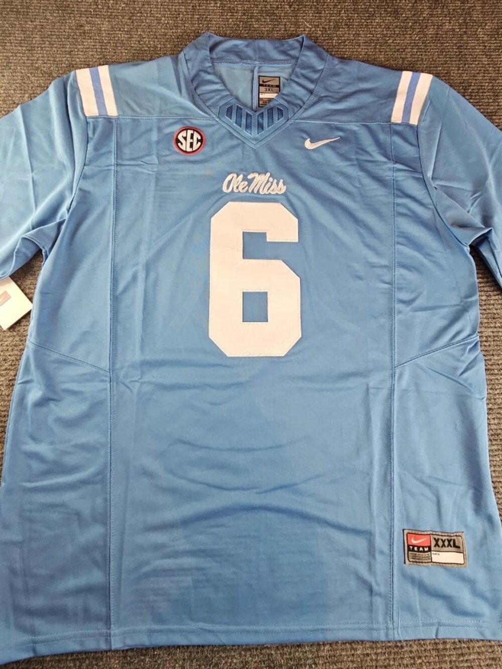 Trinidad Chambliss Stitched Powder Blue Jersey Vapor